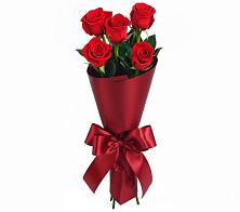 Букет 5 Красных роз Эдлесс Лав в Итатский