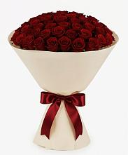 Букет 101 Бордовая роза Блэк Бакарра в Итатский
