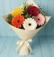 Букет цветов из:  Герберы в Итатский