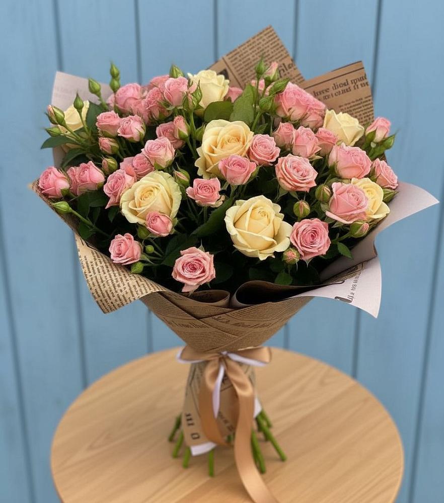 Букет цветов из: Розы в Итатский