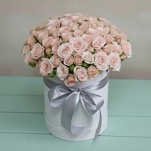 Цветочная композиция из Розы в шляпной коробке #REPLACE_PRED# Итатский