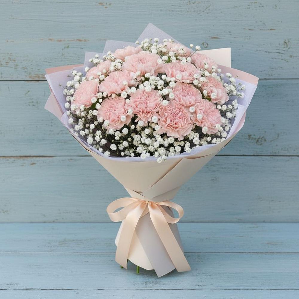 Букет цветов из: Гвоздики в Итатский