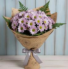 Букет цветов из:  Хризантемы в Итатский