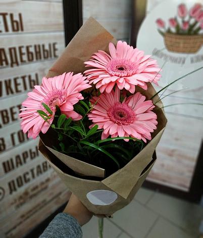 Букет цветов из: Герберы в Итатский