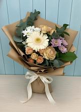 Букет цветов из:  Герберы и Хризантемы в Итатский