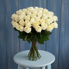 Букет 51 Белая роза Эдлесс Лав #REPLACE_PRED# Итатский