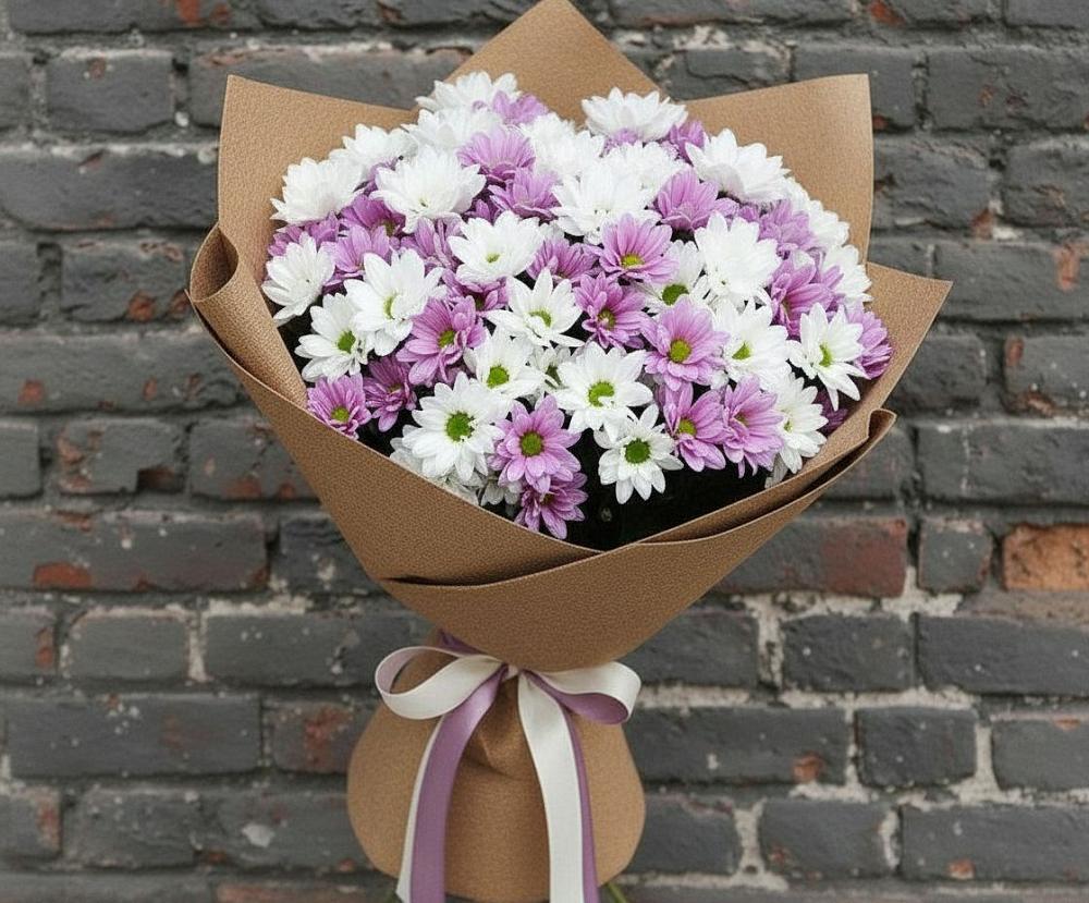 Букет цветов из: Хризантемы в Итатский