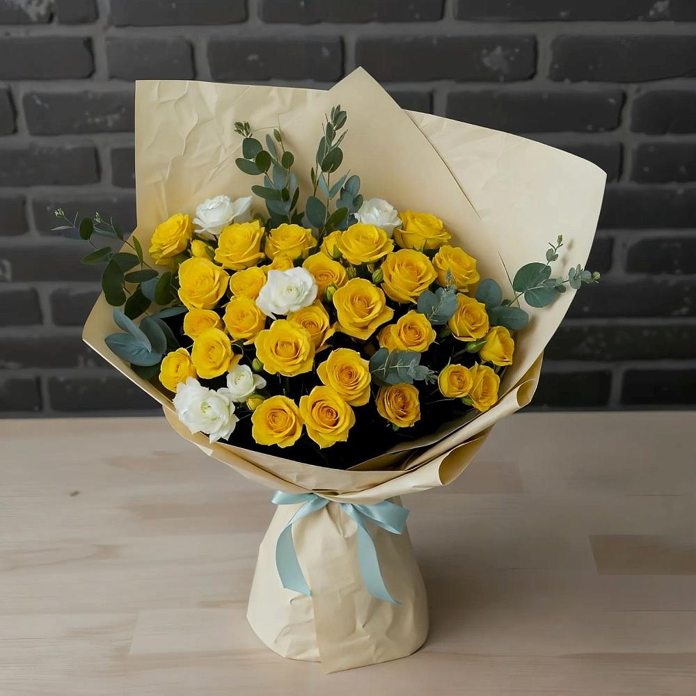 Букет цветов из: Розы в Итатский