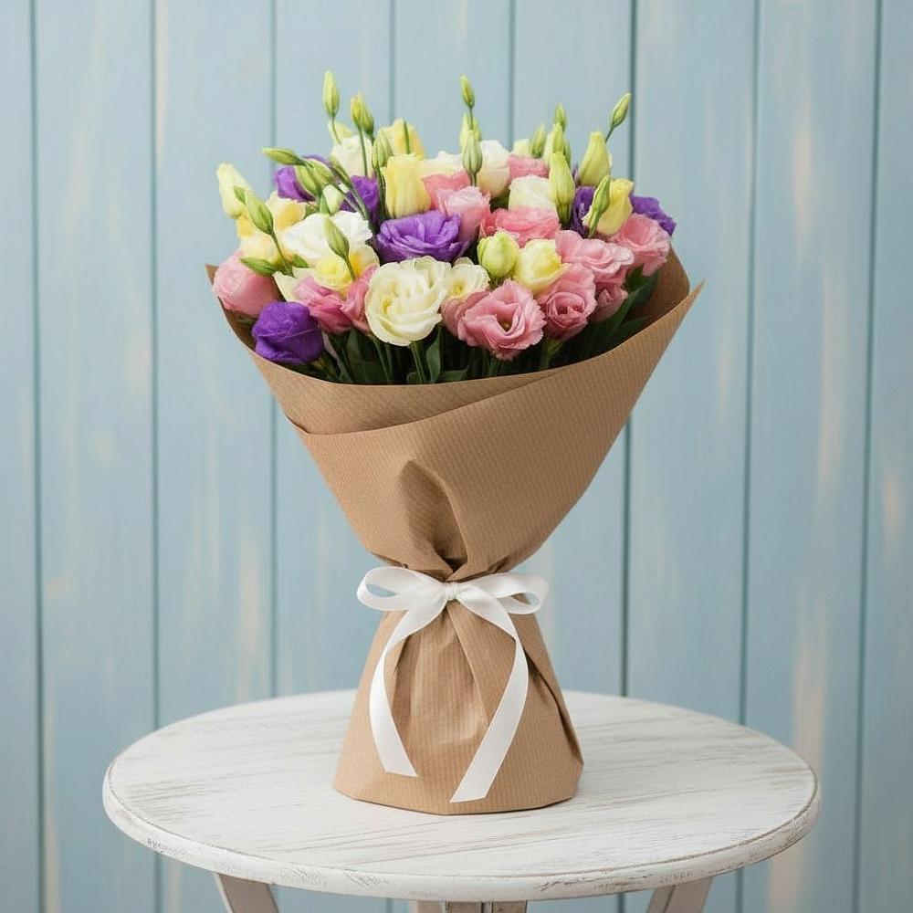 Букет цветов из: Лизиантусы в Итатский