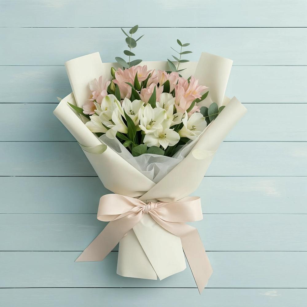 Букет цветов из: Альстромерии в Итатский