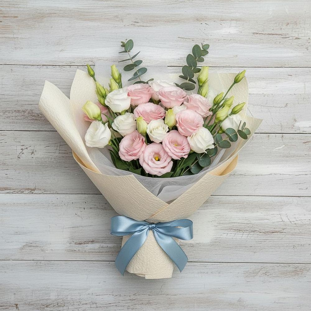 Букет цветов из: Лизиантусы в Итатский